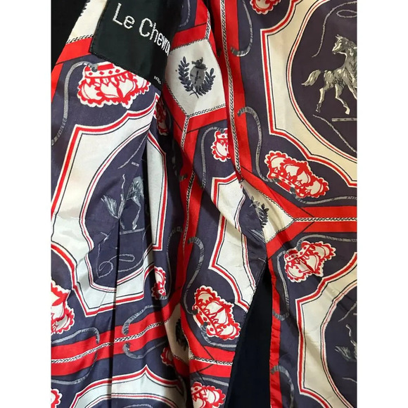 Vintage Le Chevron Double Breasted Wool Sport Coat size 38 - Picture 8 of 9